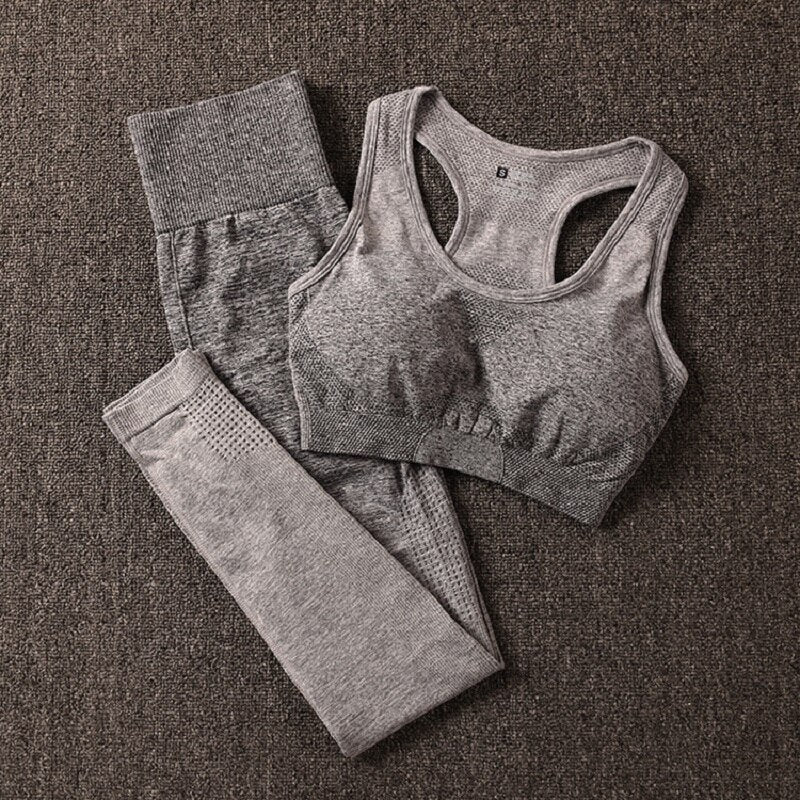 women gym clothes sports bra and leggings gym sportswear-3